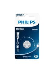 Philips Baterie CR1620/00B Lithium 3.0V coin 1-blister (16.0x 2.0)