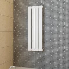shumee vidaXL Topný panel, radiátor, bílý, 311 x 900 mm