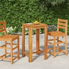 Greatstore Zahradní barový stůl 60 x 60 x 105 cm masivní akáciové dřevo