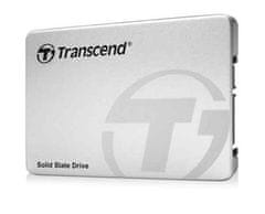Transcend SSD220S 240GB SSD disk 2.5'' SATA III 6Gb/s, TLC, Aluminium casing, 500MB/s R, 330MB/s W, stříbrný
