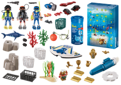 Playmobil Christmas 70776 Adventní kalendář "Zábava ve vodě Nasazení policejních potápí