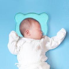 Meetbaby Anatomický polštář pro správný růst hlavičky Modrý