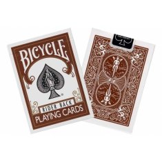 Bicycle Kolo Standard Rider Back Brown 1 Paluba hrací karty