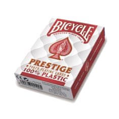 Bicycle Karty Na Kolo - Prestige 100% Plast Modrá hrací karty 
