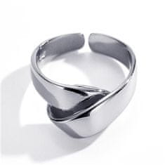 NUBIS Stříbrný prsten uzel - velikost universální