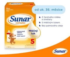 Sunar Complex 5 dětské mléko 600 g