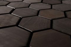 Horavia Dekorativní saunový obklad PROMENADE, černá olše 464x355mm