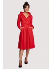 BeWear Dámské midi šaty Yangzom B245 červená XXL