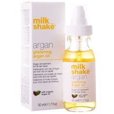 Milk Shake Glistening Argan Oil - arganový vlasový olej, Odstraňuje problém krepatění vlasů, 50ml