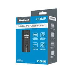 Rebel USB digitální tuner DVB-T2 H.265 HEVC černý REBEL KOM1060
