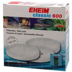 EHEIM Náplň vata filtrační jemná Classic 600 3 ks