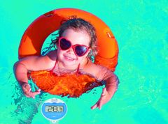 TFA 30.3066.01 | Bezdrátový bazénový teploměr MARBELLA s plovoucím čidlem na měření teploty vody | dosah až 100 m