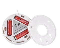 Farrot Detektor bezdrátový senzor plynový oxidu uhelnatého CO, LCD displej. s alarmem syrena 85dB, baterie 3xAA