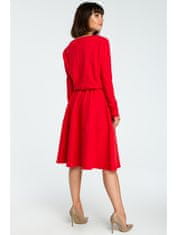 BeWear Dámské midi šaty Youdon B087 červená XXL