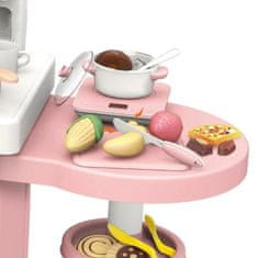 iMex Toys dětská interaktivní kuchyňka 100cm Gourmet růžová