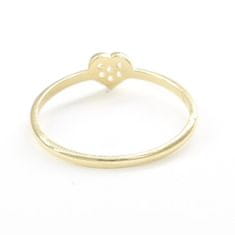 Pattic Zlatý prsten AU 585/000 1,15 g CA102601Y-57
