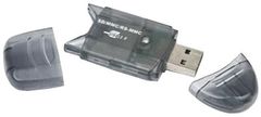 Gembird čtečka karet SD a MMC, USB
