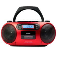 AIWA Boombox Radiomagnetofon, CD, USB, Bluetooth - BBTC-550RD