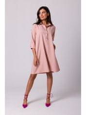BeWear Dámské košilové šaty Ganiervydd B257 růžová XXL