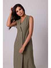 BeWear Dámské midi šaty Annaree B254 olivová XXL