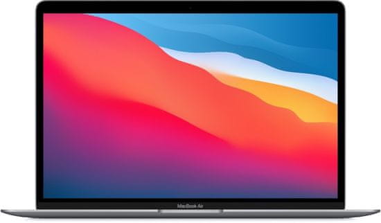 Apple MacBook Air 13, M1, 16GB, 256GB, 7-core GPU, vesmírně šedá (M1, 2020) (z124000j4)