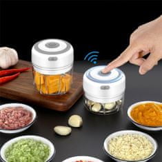 Cool Mango Elektrický USB sekač zeleniny, bezdrátový mini kráječ cibule, drtič potravin - Mixer