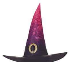 Guirca Čarodějnický klobouk černo-růžový