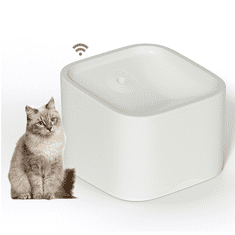 SYMPLEE  DU2L-WS Smart Pet Water Fountain chytrá fontána pro kočky a psy s možností ovládání přes mobilní aplikaci, WiFi, 2,5L