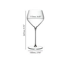 Riedel Sklenice Riedel VELOCE Chardonnay 690 ml, set 2 ks křišťálových sklenic