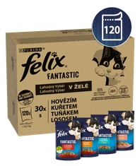 Felix FANTASTIC multipack lahodný výběr v želé 120 x 85 g