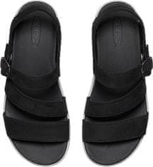 KEEN Dámské kožené sandály ELLECITY 1027274 black/drizzle (Velikost 39)