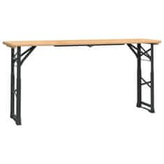 Greatstore Skládací barový stůl 170 x 50 x 75/105 cm masivní jedlové dřevo