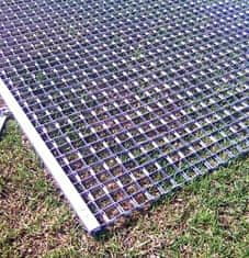 ProRain Ocelová zatahovací (smykovací) síť na trávníky 90 x 90 cm