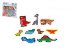 InnoVibe Puzzle/Vkládačka desková 20x14cm v krabičce 24x21x2cm 24m+ - Dinosauři