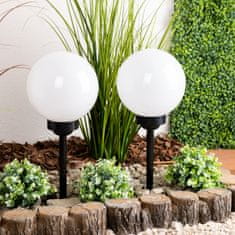 LUMILED Solární zahradní lampa LED do země ATRIS 20cm
