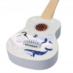 Adam toys Dřevěná kytara Arktická zvířátka