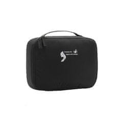 INNA Kosmetický kufřík Toaletní taška Make Up Bag Make-up Case Cestovní taška Beautycase s rukojetí Brush Organizér v černá KOSFLORIDA-3