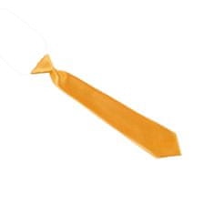 NANDY Dětská kravata, 30 cm, pro děti ve věku 2-10 let - žlutá
