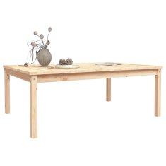 shumee Zahradní stůl 121 x 82,5 x 45 cm masivní borové dřevo