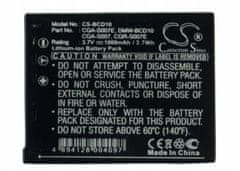 CameronSino Baterie Akumulátor Panasonic CGA-S007, DMW-BCD10, 1000mAh Cameron Sino