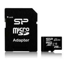 Silicon Power Paměťová karta SDXC 256GB + adaptér