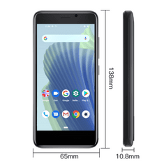 Cubot J20 (3+32GB), mini smartphone s 4" displejem, baterii 2 350 mAh, 5Mpix, černý + gelové pouzdro ZDARMA