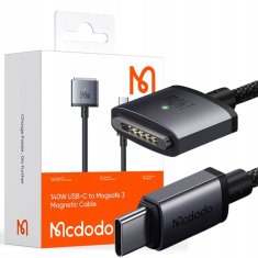 Mcdodo Mcdodo USB-C Magsafe 3 140W 2M kabel pro Macbook CA-1470