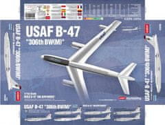 Academy Boeing B-47 Stratojet, USAF, Model Kit letadlo 12618, 1/144