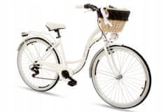 Goetze Mood dámské jízdní kolo, kola 28”, výška 160-185 cm, 7-rychlostní, Bílý
