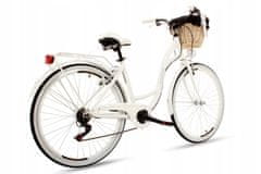 Goetze Mood dámské jízdní kolo, kola 28”, výška 160-185 cm, 7-rychlostní, Bílý