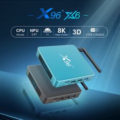 X96 multimediální centrum X6 8GB RAM 128GB Flash