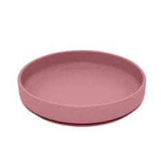 Petite&Mars Set jídelní silikonový TAKE&MATCH 3 ks Dusty Pink 6m+