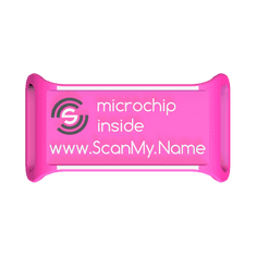 ScanMy.Name ScanMy.Name NFC identifikační známka, růžová + Doživotní členství Family