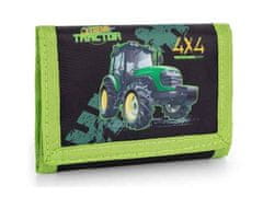 Karton P+P Oxybag Dětská textilní peněženka Traktor zelená